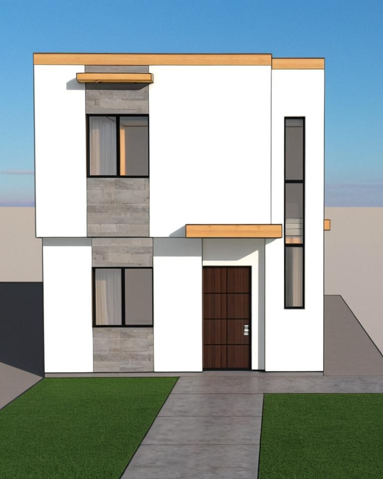 single-family-home in biomorphic - ReRender AI