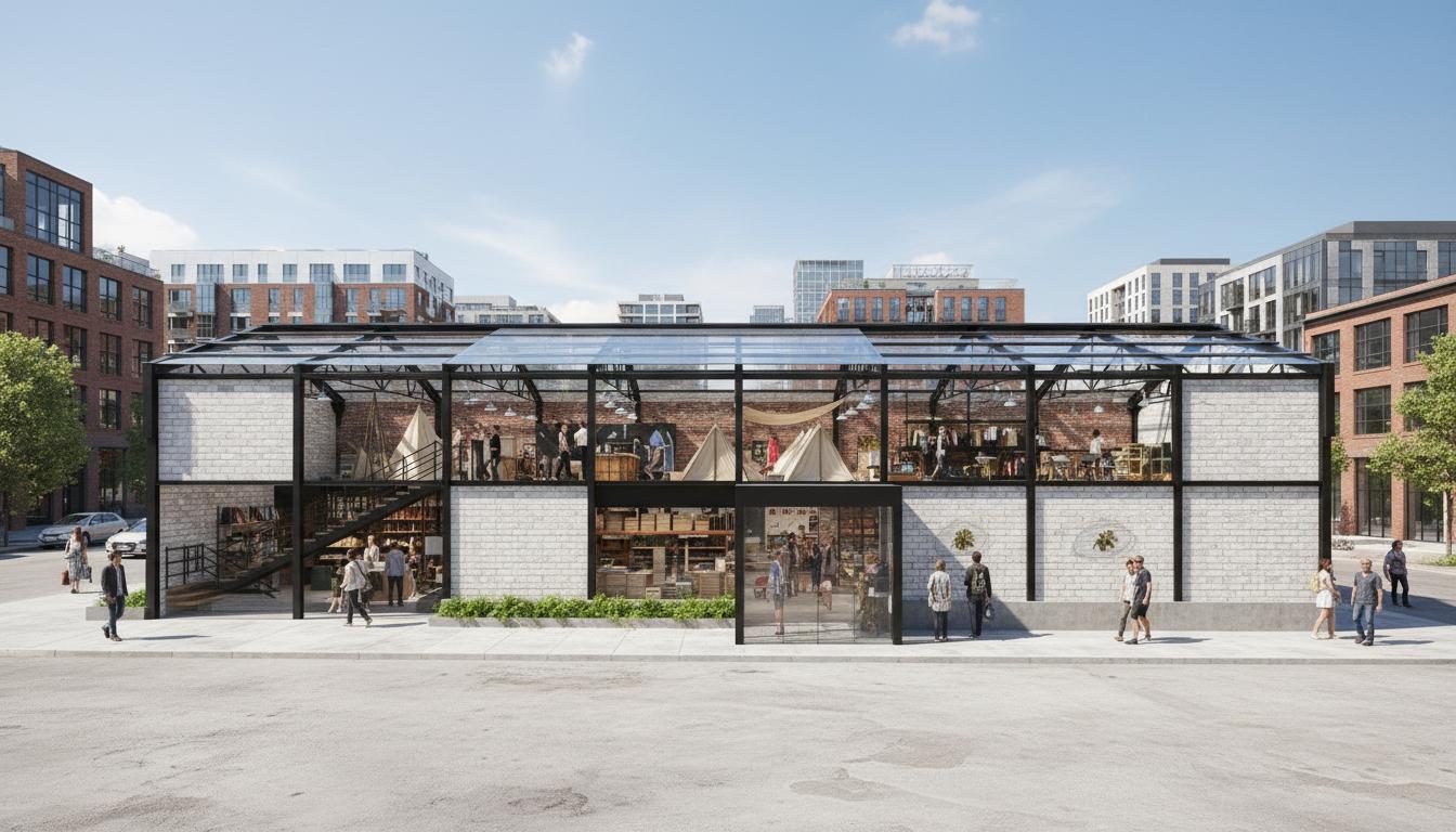 retail-store in factory-loft - ReRender AI