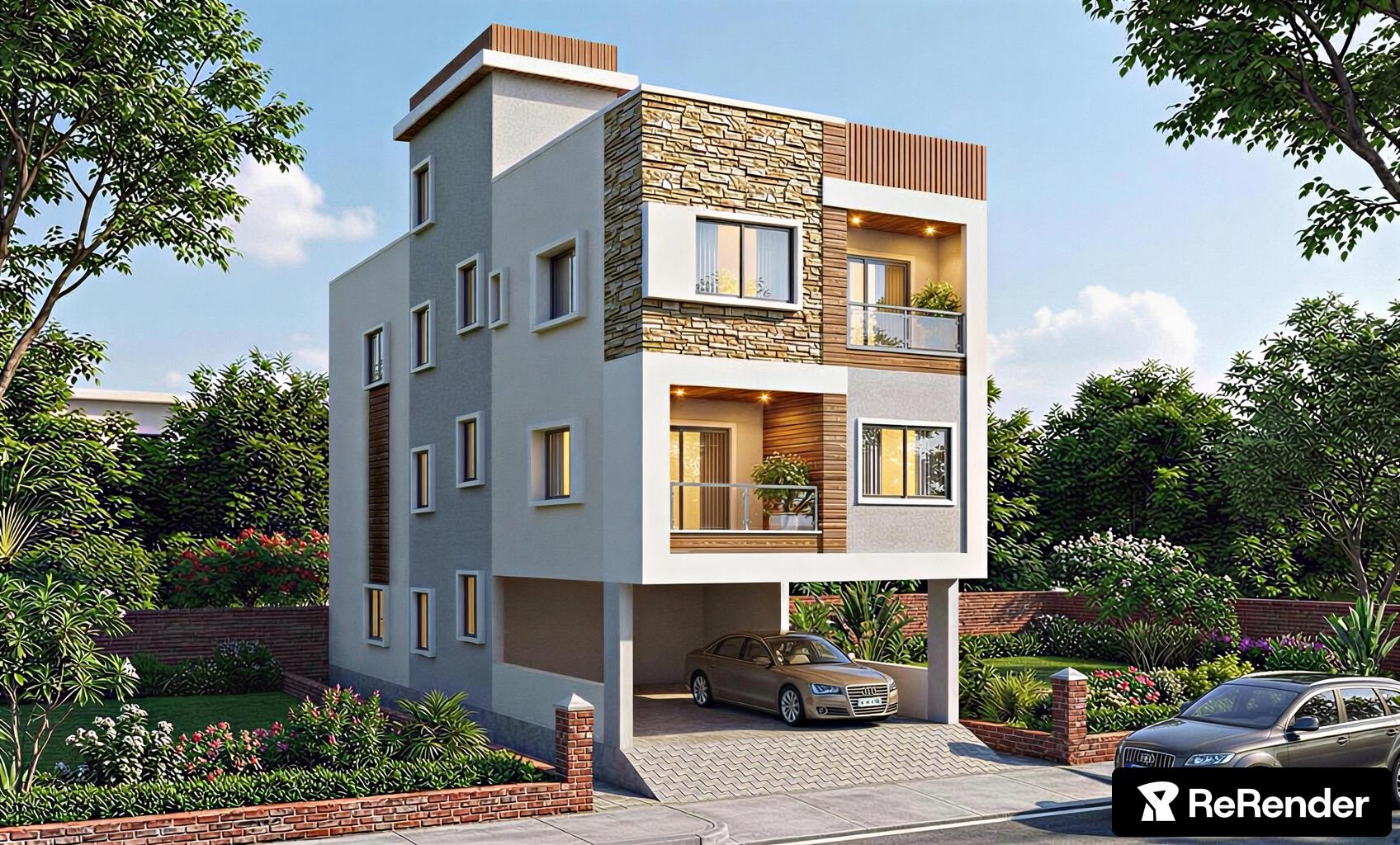 Re Rendering Photorealistic Rendering - ReRender AI